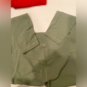 Sage Green Align lululemon leggings, size 2, length: 28